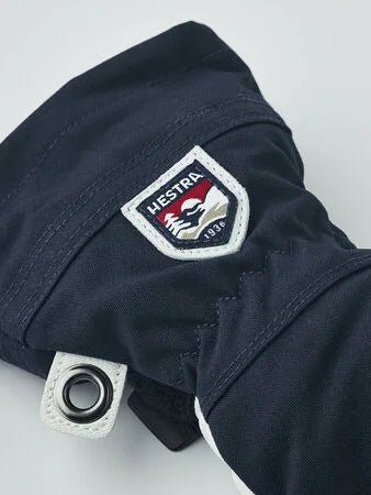Hestra - Hansker Army Leather Heli Ski Jr Navy - Guttelus