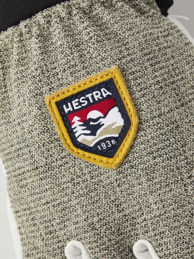 Hestra - Hansker Army Leather Patrol Jr Lysegrå - Guttelus.no