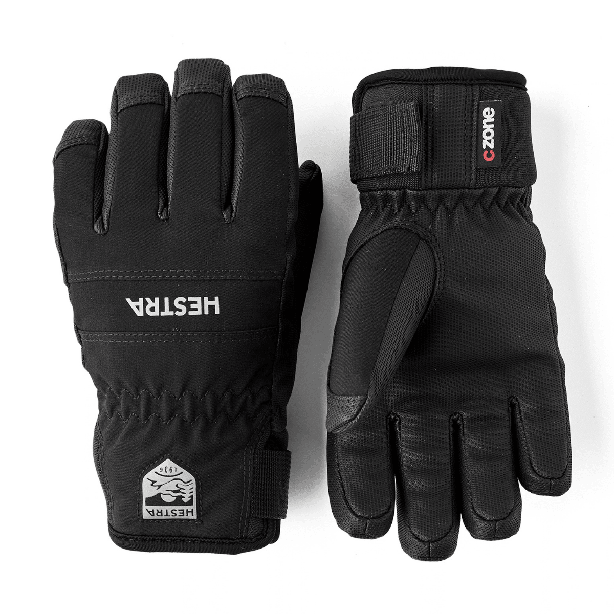 Hestra - Hansker Ferox CZone Jr Black - Guttelus