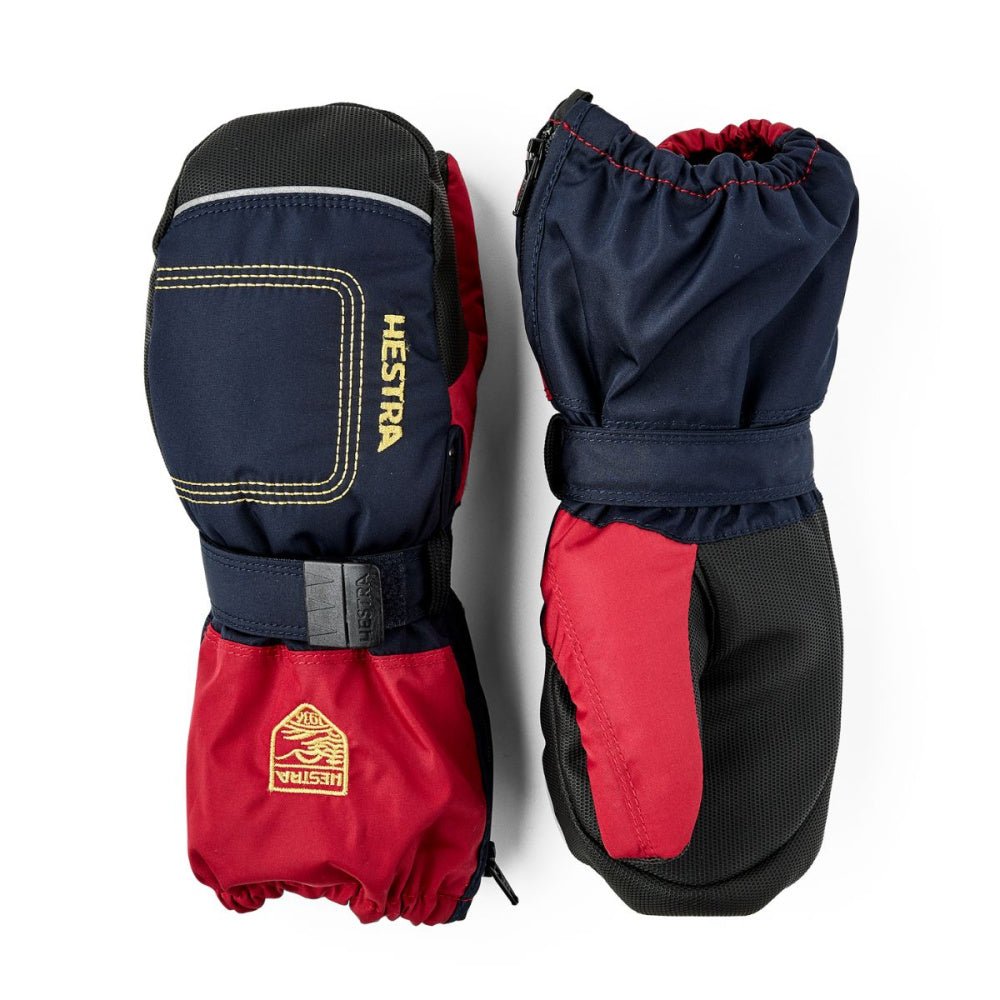 Hestra - Votter Baby Zip Long Dark Navy/ Red - Guttelus.no