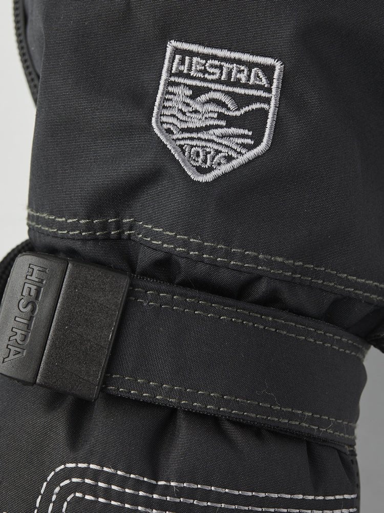 Hestra - Votter Baby Zip Long Svart - Guttelus.no