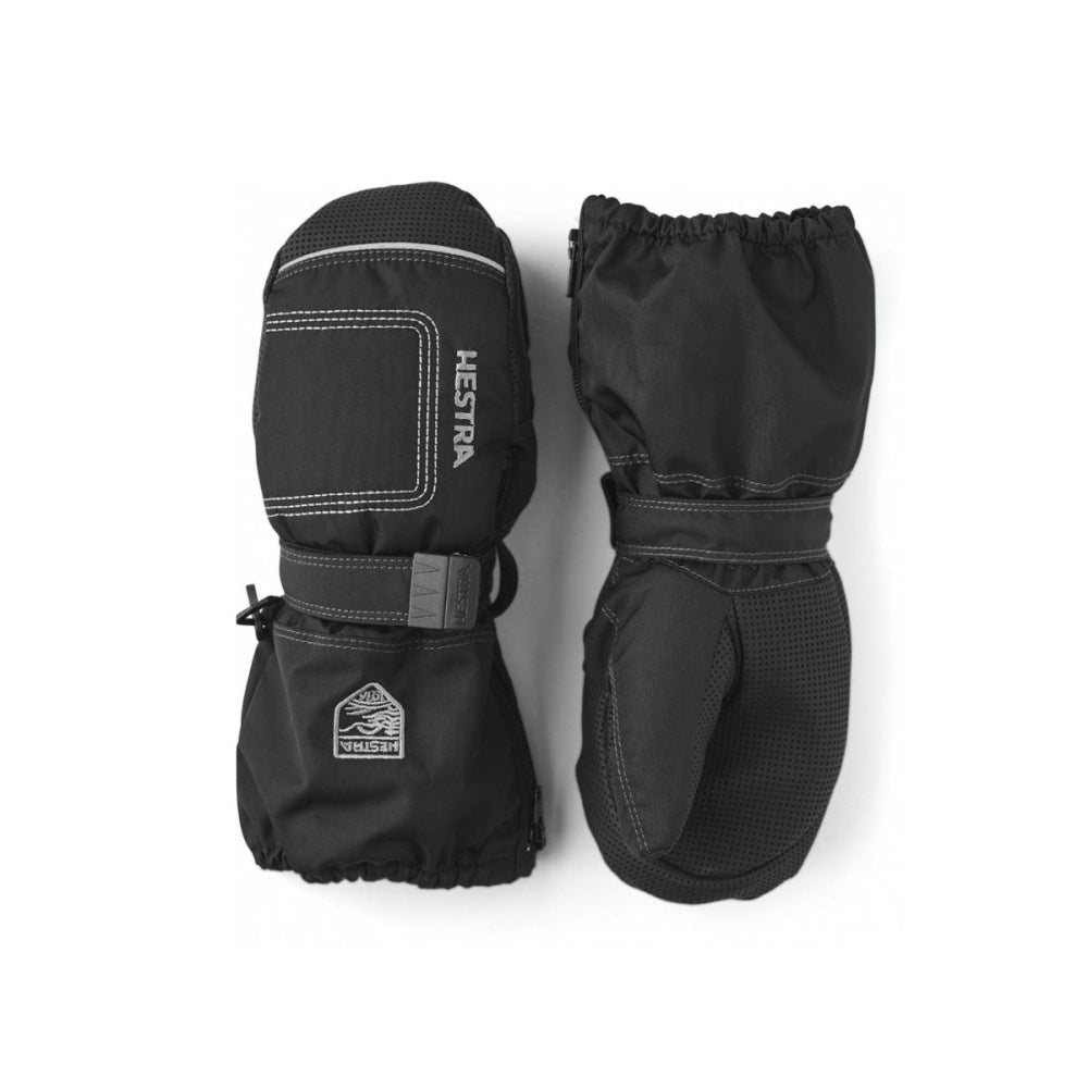 Hestra - Votter Baby Zip Long Svart - Guttelus.no