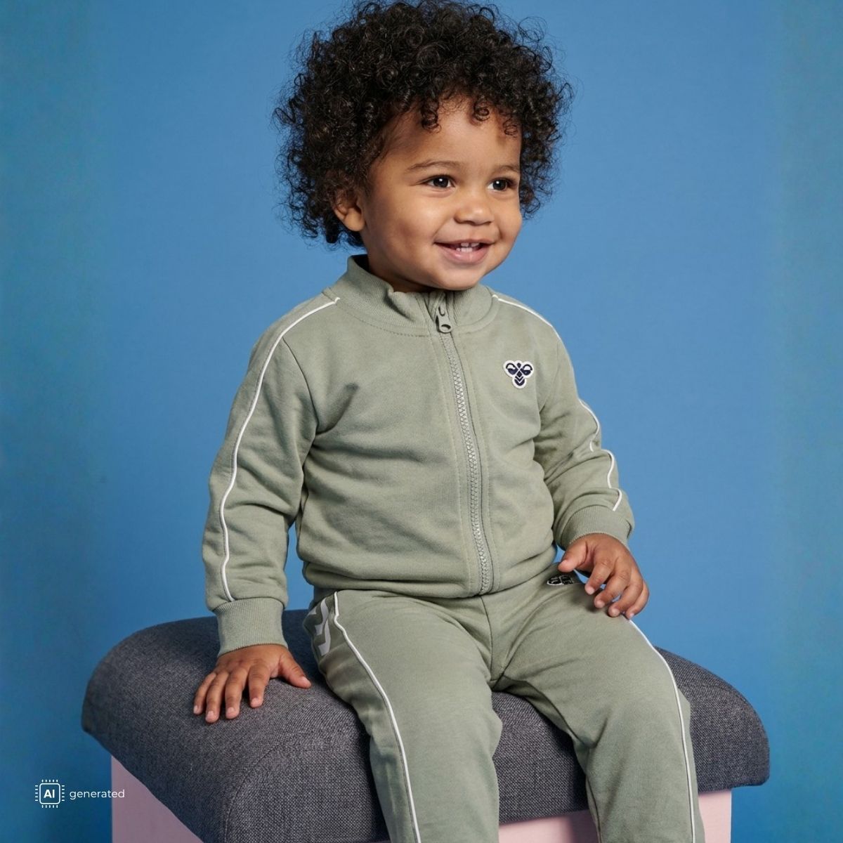 Hummel - Tracksuit Mini Co Reg Shadow