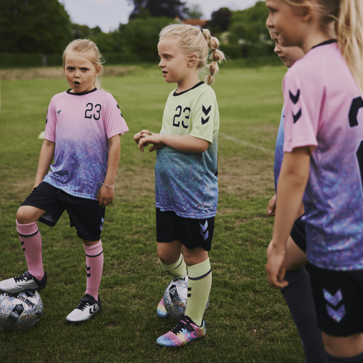 Hummel - Fotballdrakt 2-delt Shimmer Pink Nectar - Guttelus.no