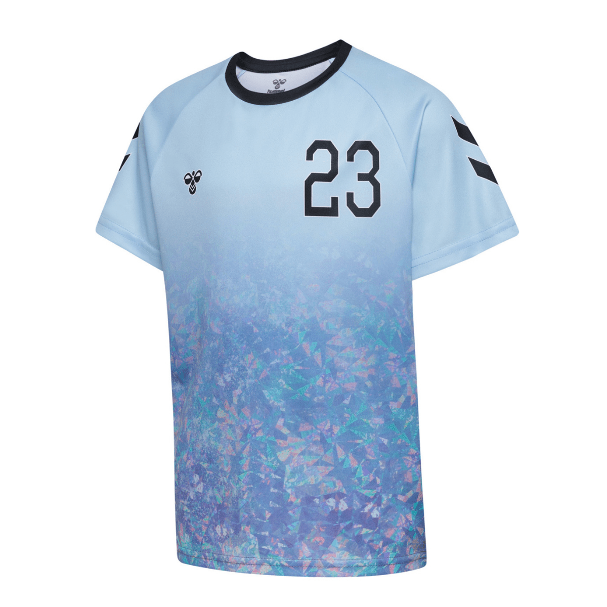 Hummel - Fotballdrakt 2-delt Shimmer Skyway/Black - Guttelus.no