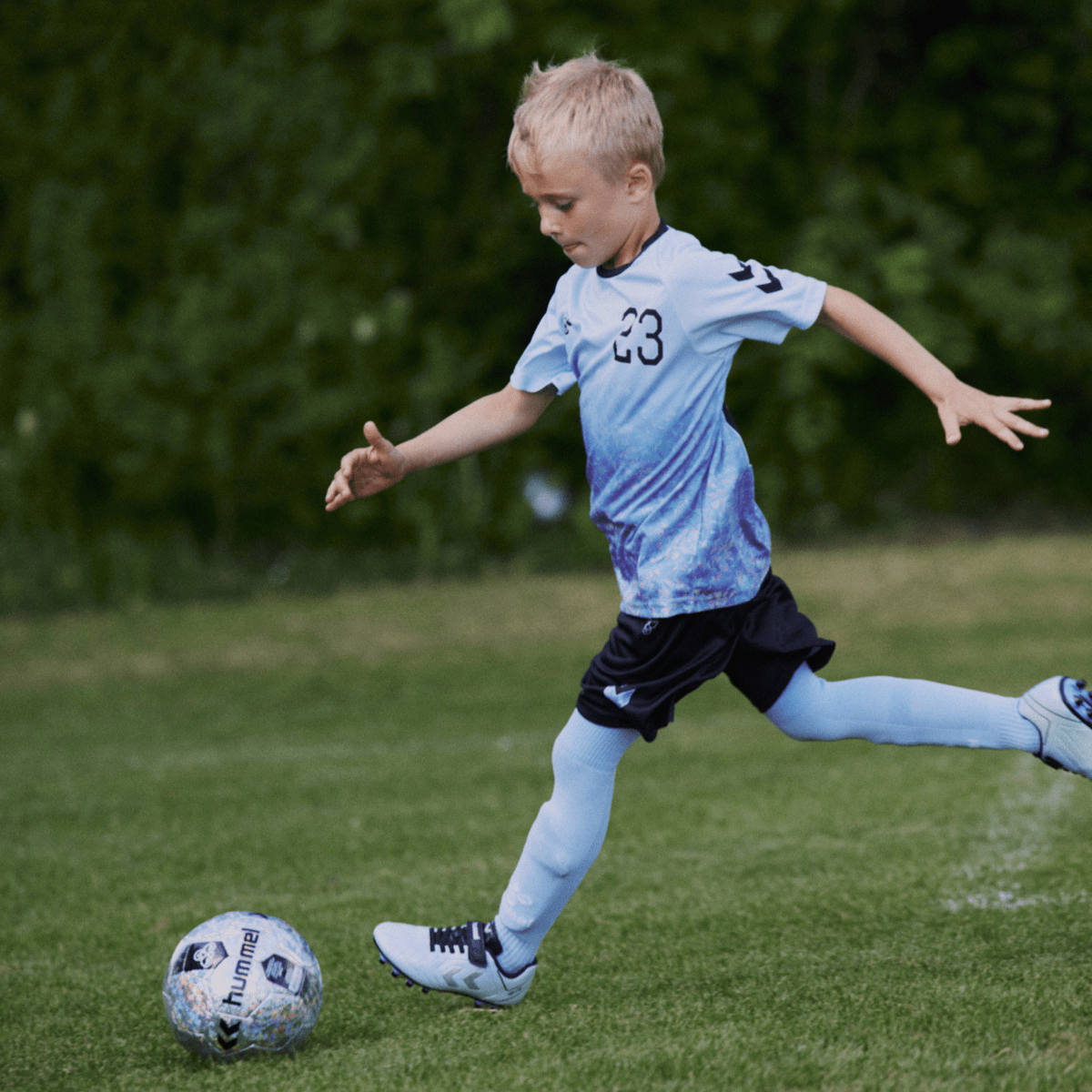 Hummel - Fotballsokker Shimmer Plain Skyway - Guttelus.no