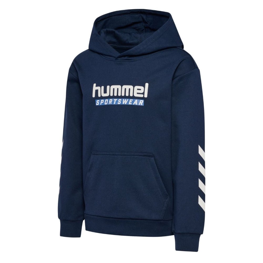 Hummel - Hettegenser Logo Hoodie Dress Blues - Guttelus