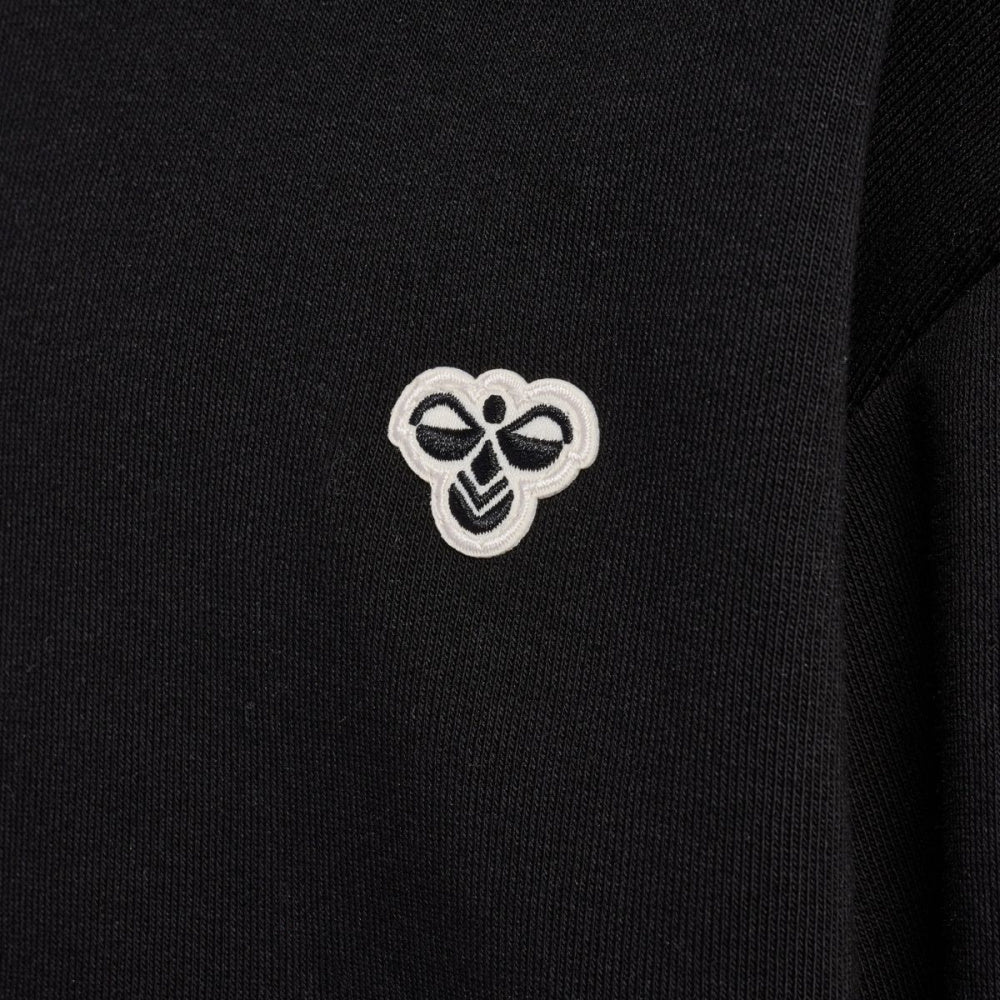 Hummel - Hettegenser Loose Hoodie Bee Black - Guttelus