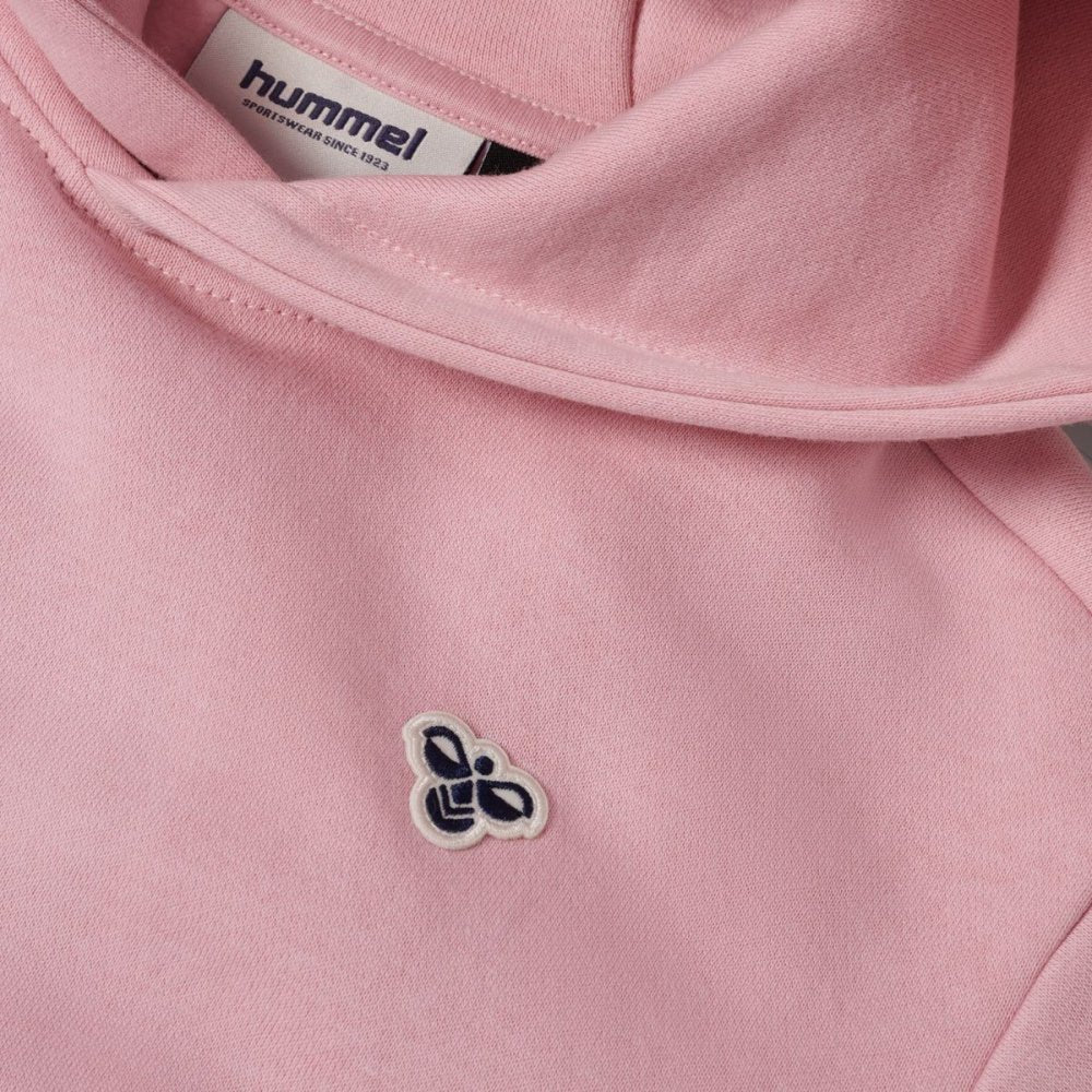 Hummel - Hettegenser Loose Hoodie Bee Pink Nectar - Guttelus.no