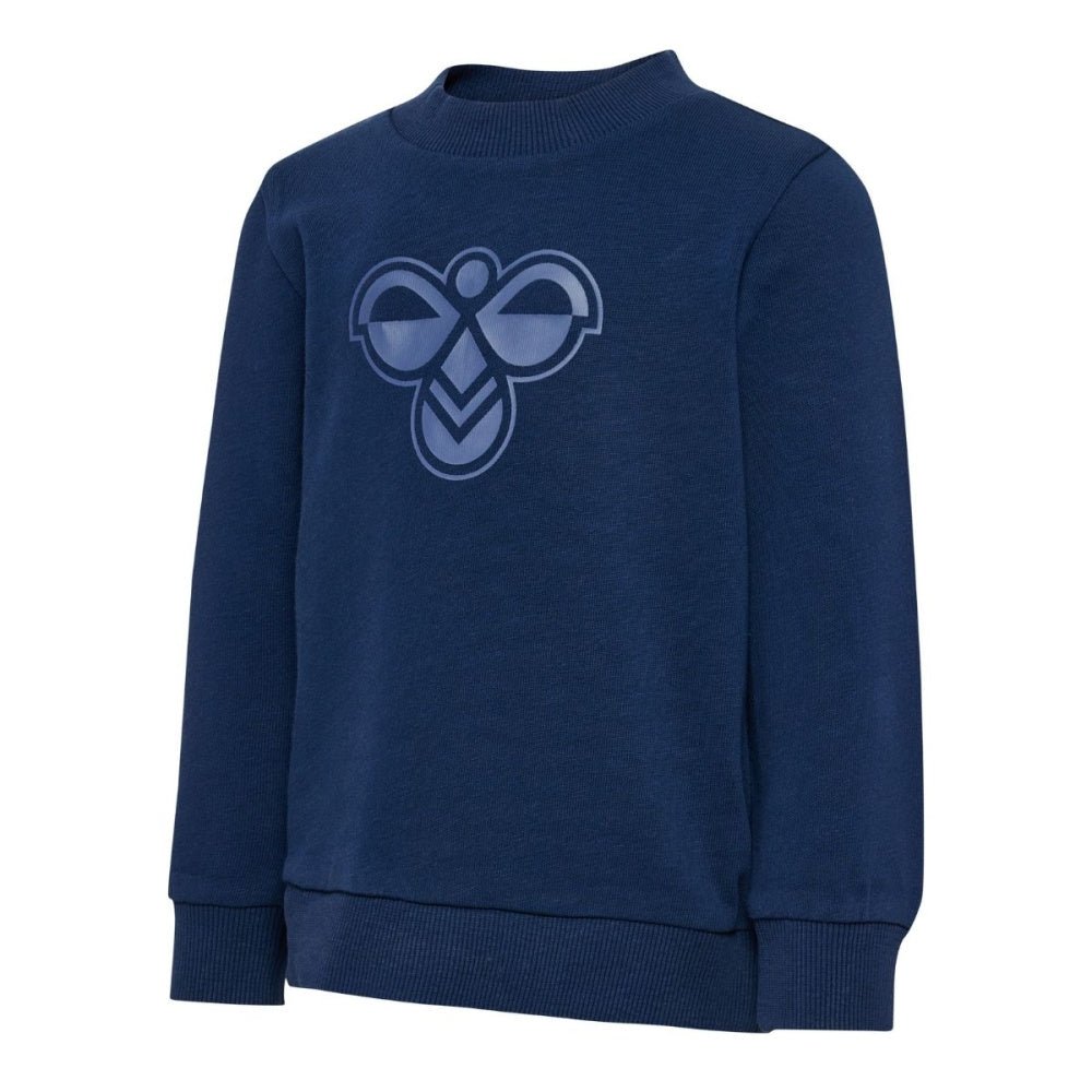 Hummel - Joggedress 2-delt Mini Jersey Crewsuit Bee Dress Blues - Guttelus