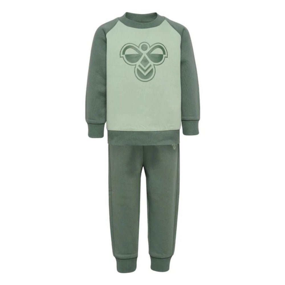 Hummel - Joggedress 2-delt Mini Reg Bumble Set Laurel Wreath - Guttelus