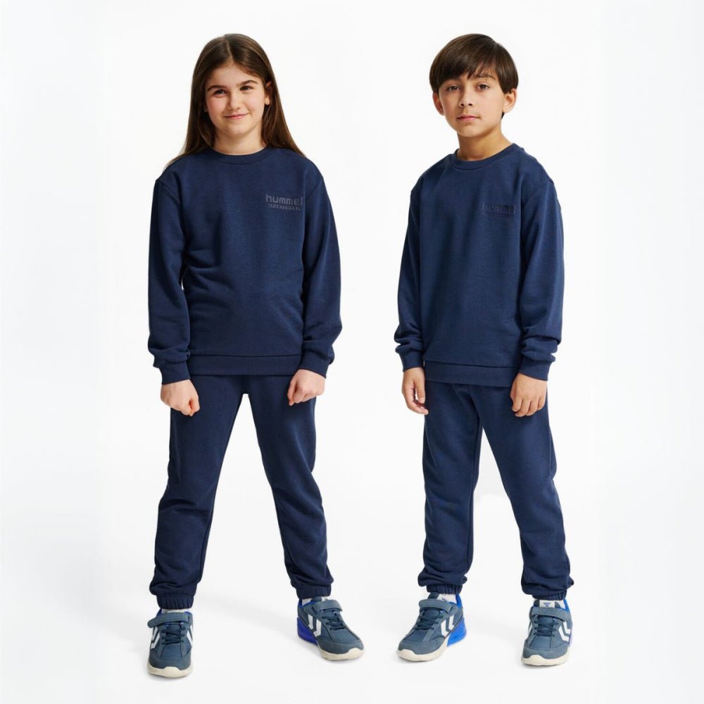 Hummel - Joggedress Base Sweat Set Dress Blues - Guttelus