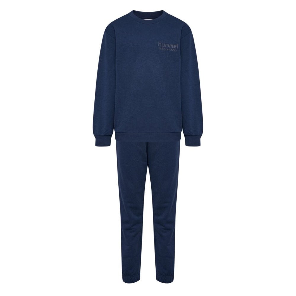 Hummel - Joggedress Base Sweat Set Dress Blues - Guttelus