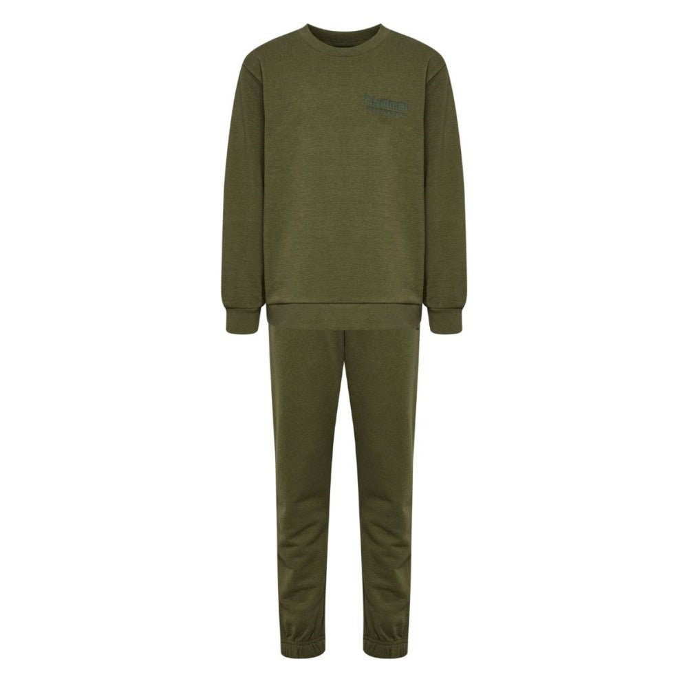 Hummel - Joggedress Base Sweat Set Winter Moss - Guttelus