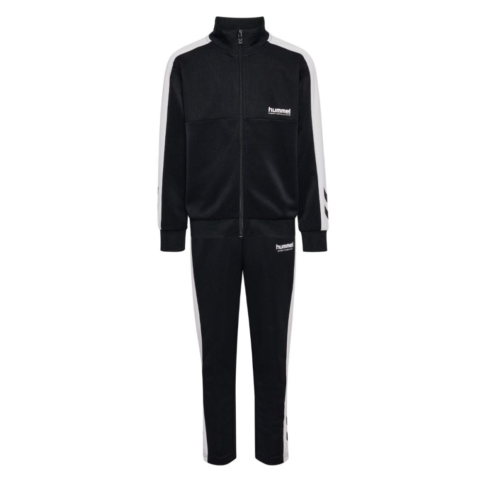 Hummel - Joggesett Colorblock Tracksuit Black - Guttelus