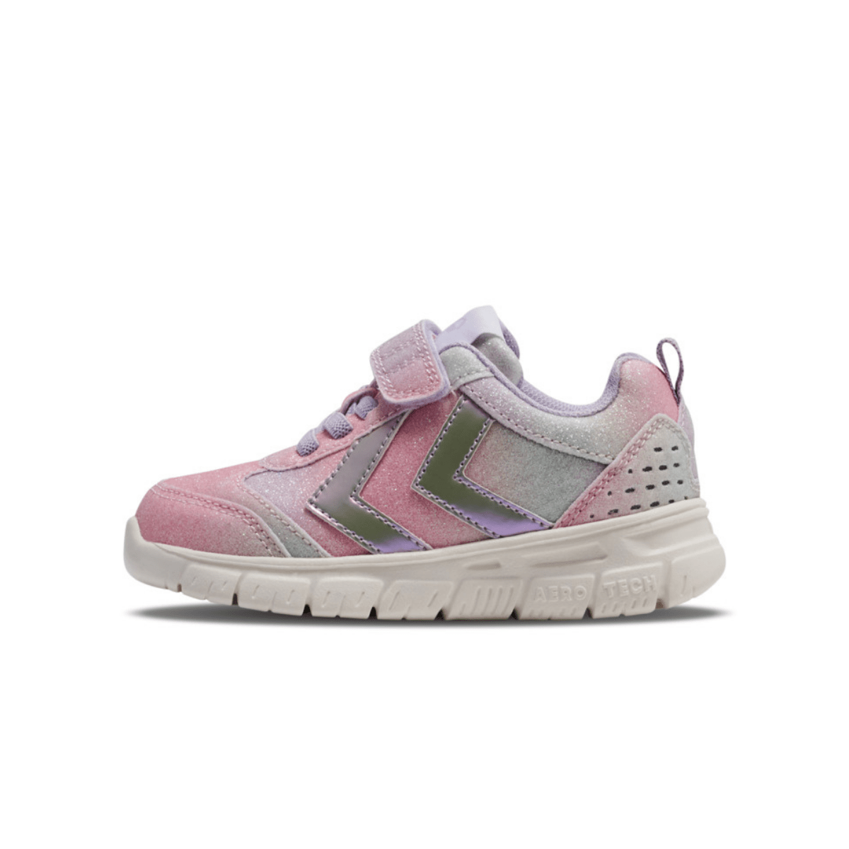 Hummel - Joggesko Crosslite Glitter Infant Multi Color Pink - Guttelus.no