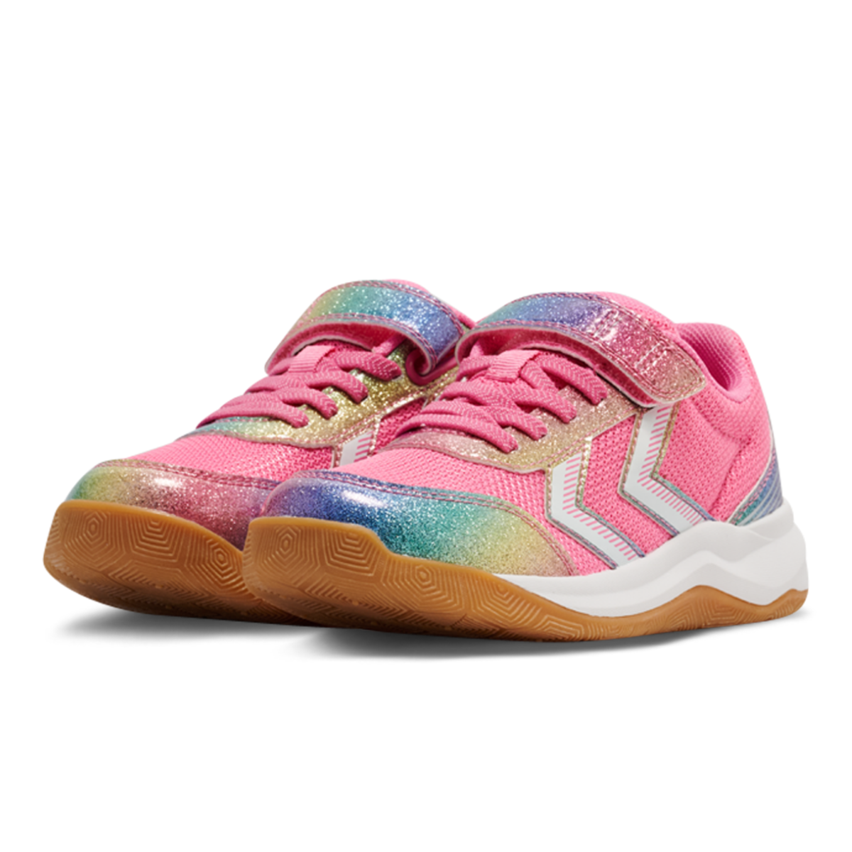 Hummel - Joggesko Multiplay Flex VC 2.0 Pink-a-boo - Guttelus.no