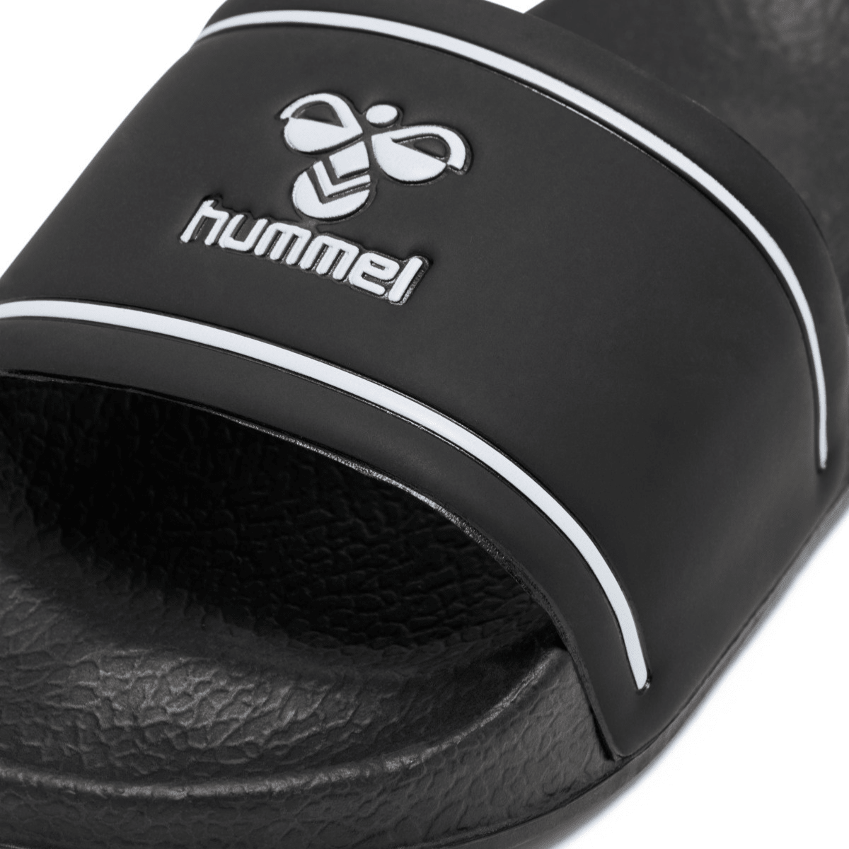 Hummel - Pool Slide Sandaler Black/ White - Guttelus