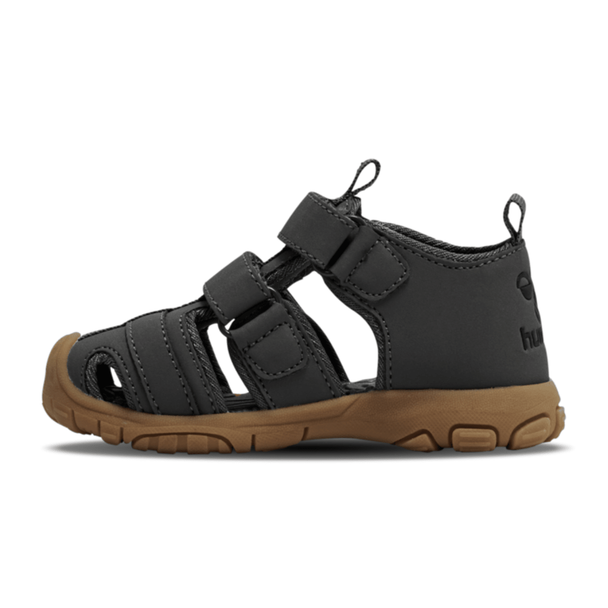Hummel - Sandaler Velcro Infant Dark Grey - Guttelus.no