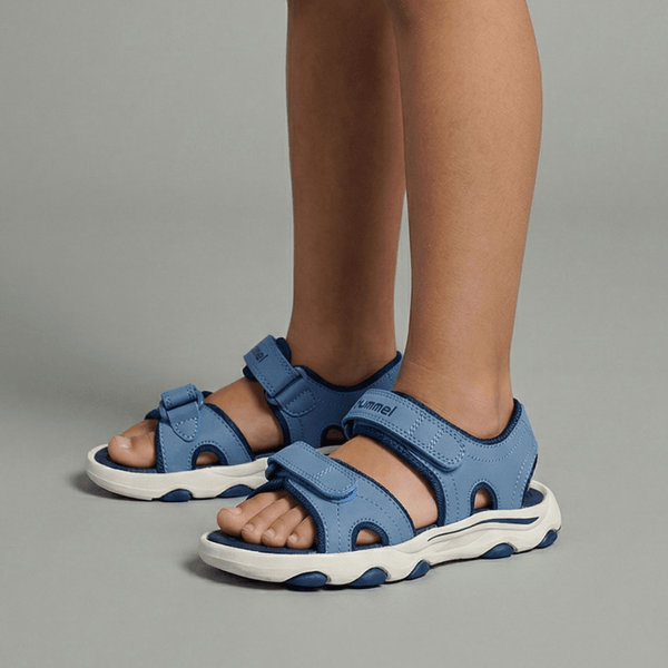 Hummel - Sandaler Wave Jr Faded Denim - Guttelus.no