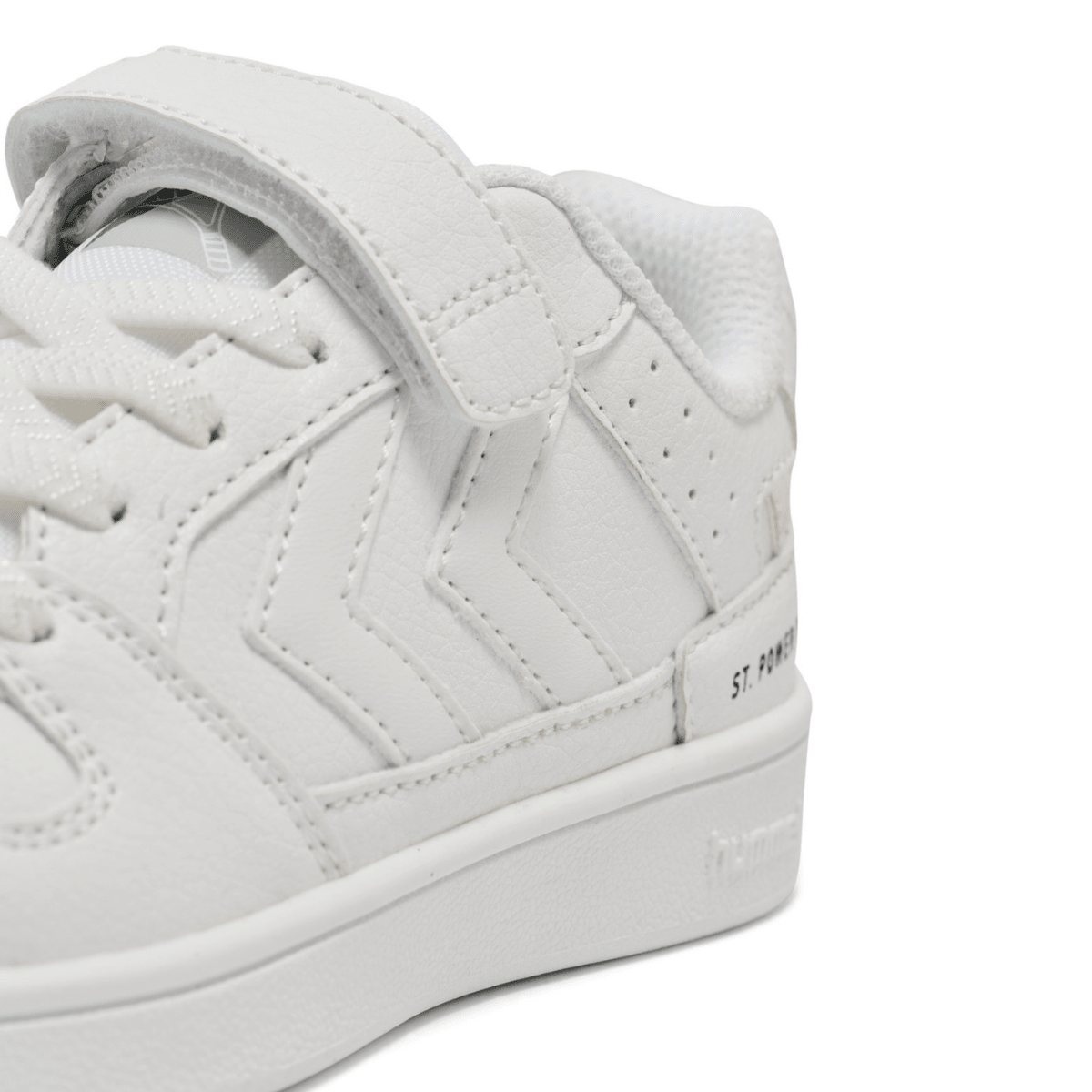 Hummel - Sneaker St Power Play Jr Bright White - Guttelus.no