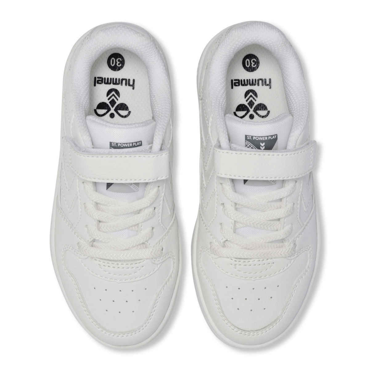 Hummel - Sneaker St Power Play Jr Bright White - Guttelus.no