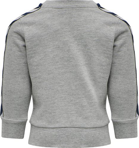 Hummel - Tracksuit Bille Grey Melange - Guttelus.no