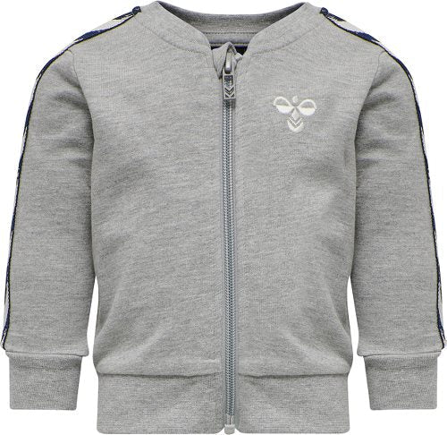 Hummel - Tracksuit Bille Grey Melange - Guttelus.no