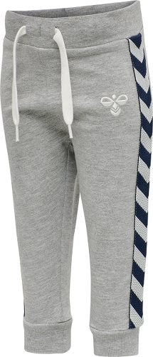 Hummel - Tracksuit Bille Grey Melange - Guttelus.no