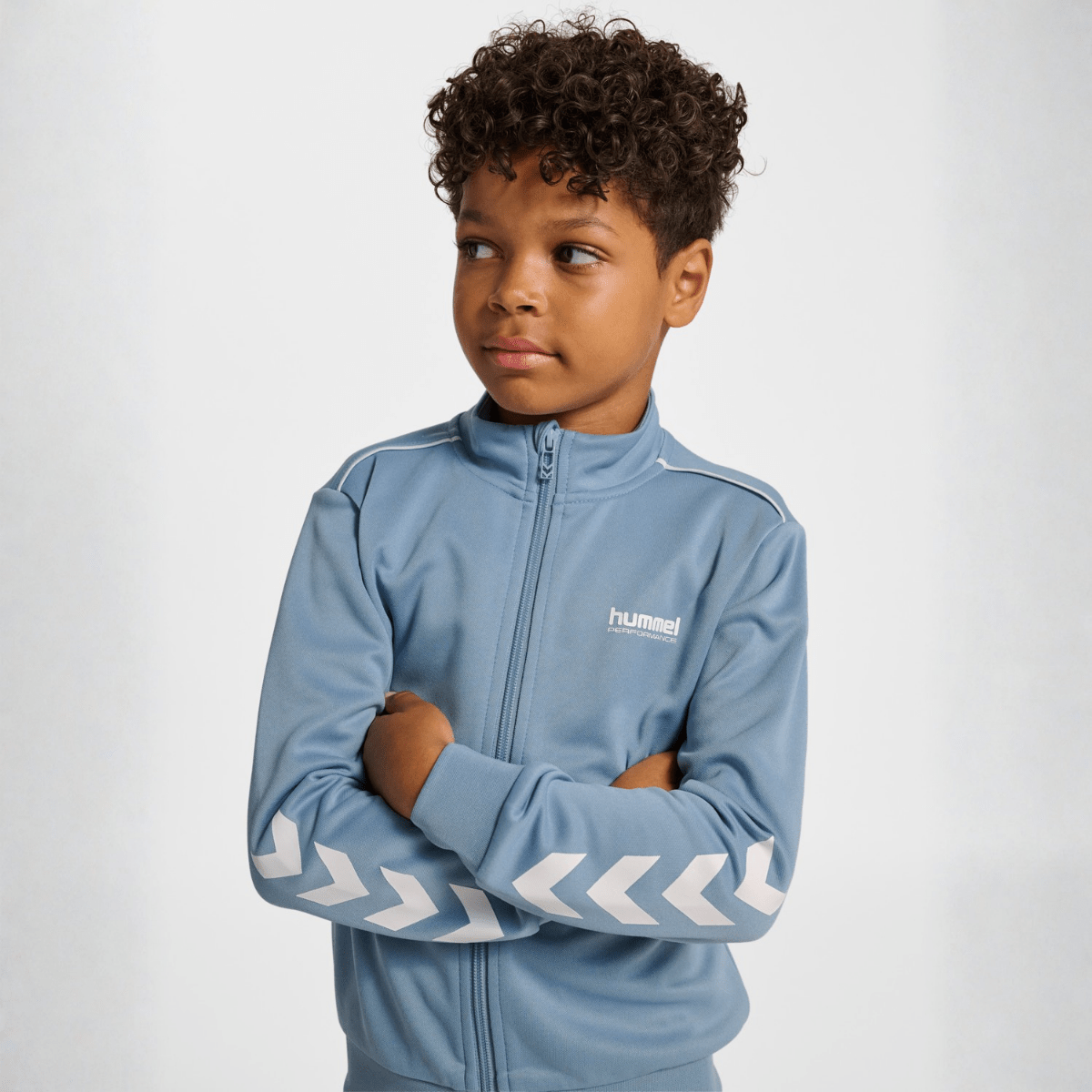 Hummel - Tracksuit Jr Faded Denim - Guttelus