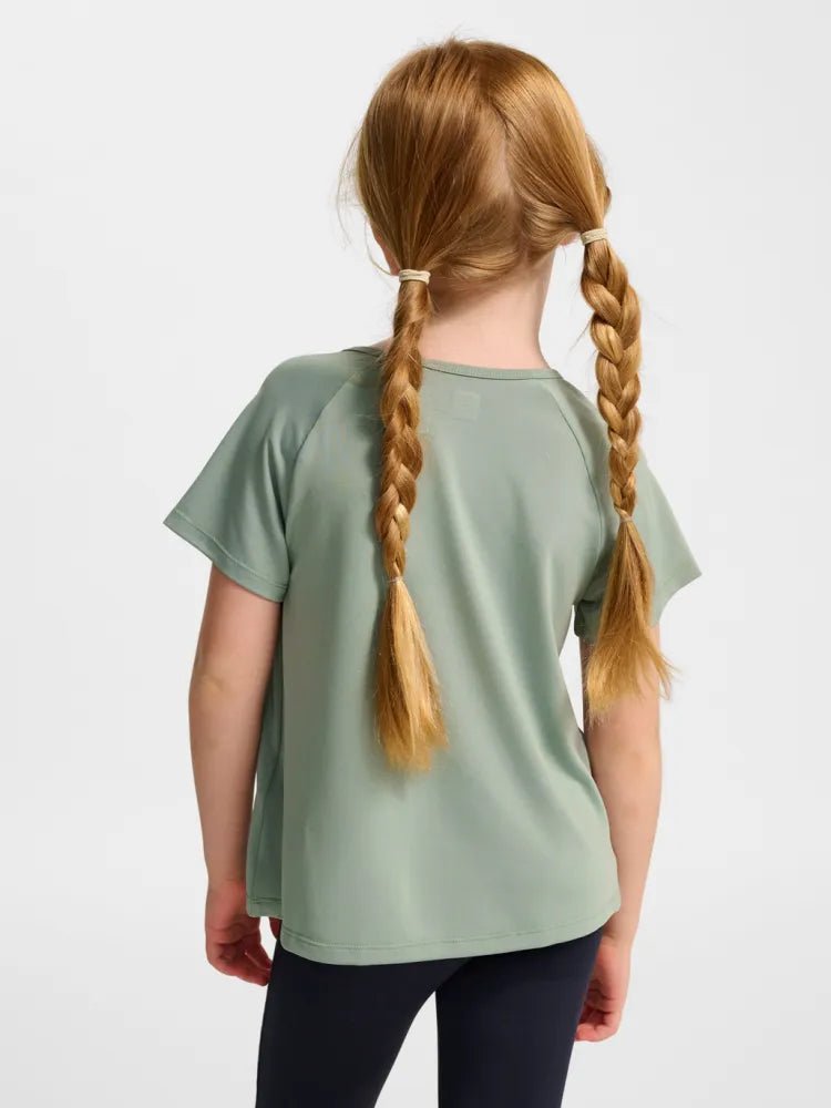 Hummel - Trening T-skjorte Luna Iceberg Green - Guttelus