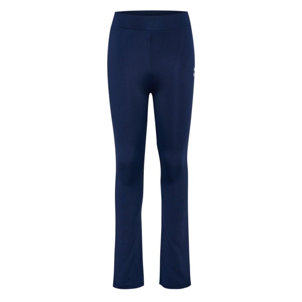 Hummel - Treningstights High Waist Flared Black Iris - Guttelus