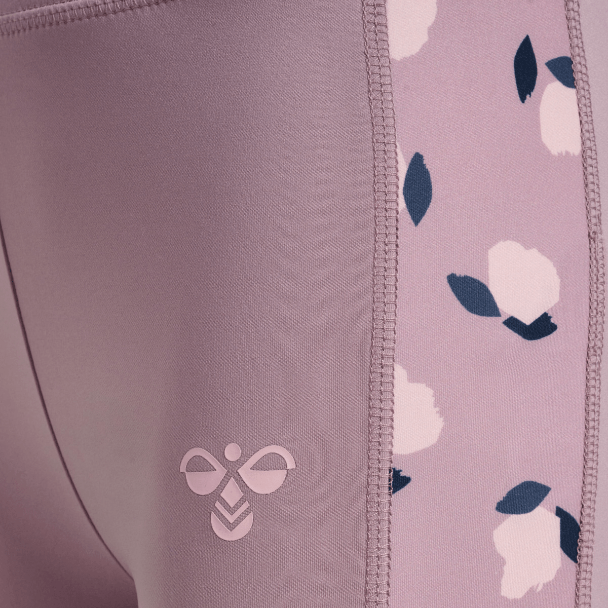 Hummel - Treningstights Pink Sea Fog - Guttelus.no