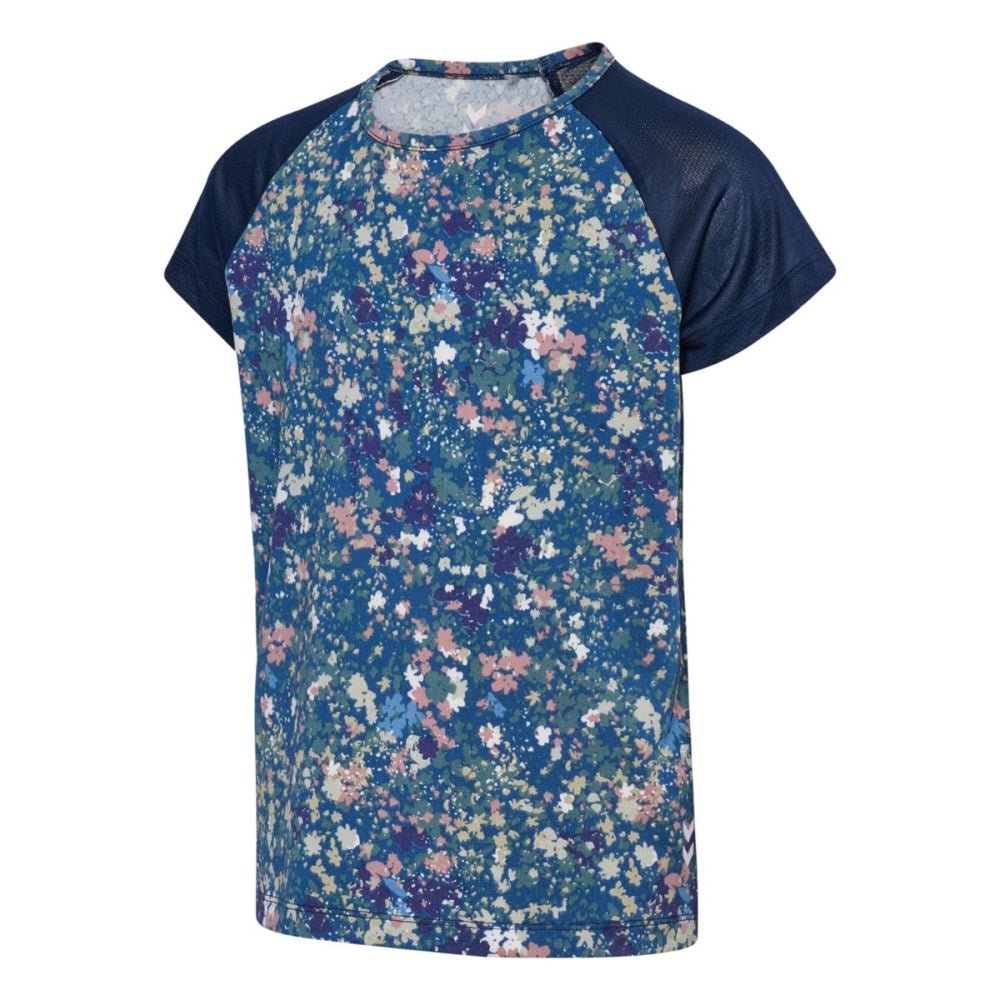 Hummel - Treningstopp T-skjorte Mix Dress Blues/ Riverside - Guttelus