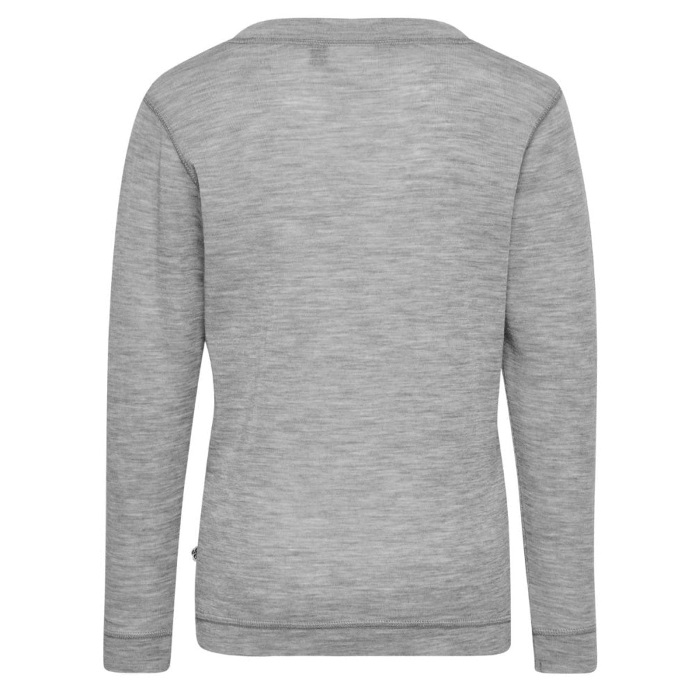 Hummel - Trøye i Ull Grey Melange - Guttelus.no