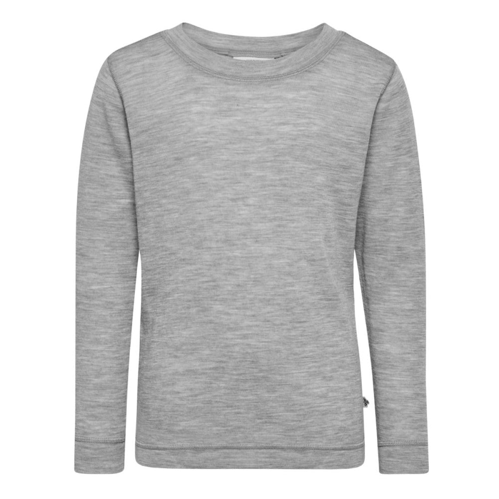 Hummel - Trøye i Ull Grey Melange - Guttelus.no