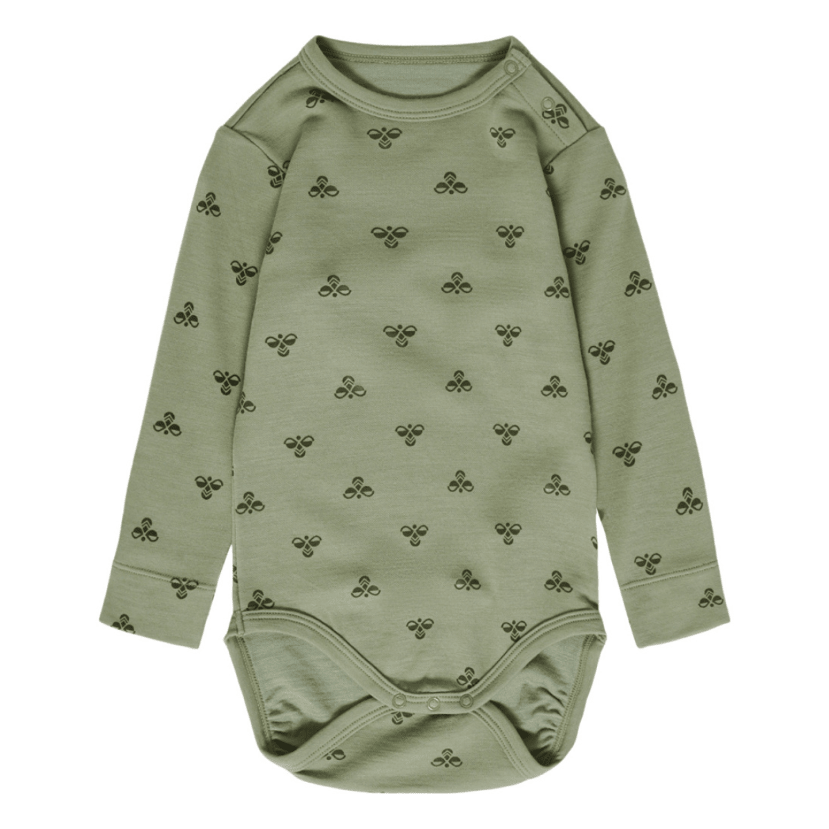 Hummel - Ullbody Ull og Bambus Oil Green - Guttelus.no