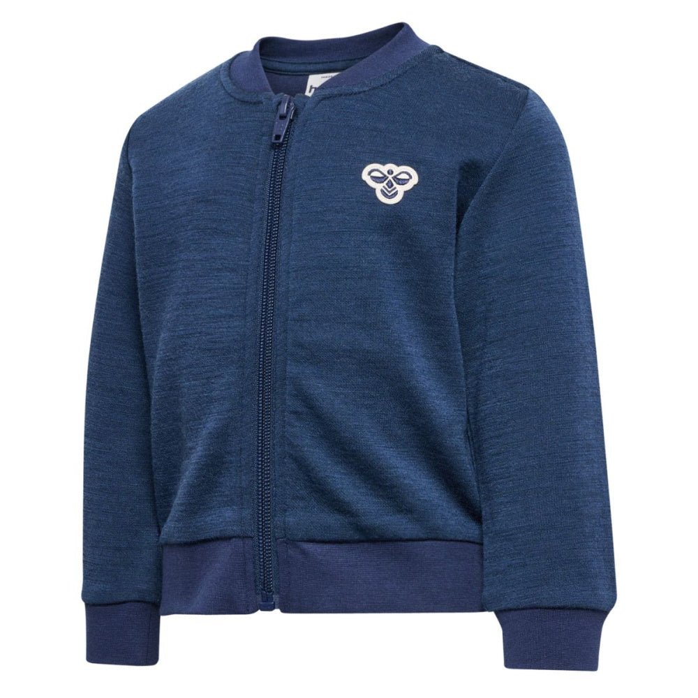 Hummel - Ulljakke Zip Ull og Bomull Dress Blues - Guttelus.no