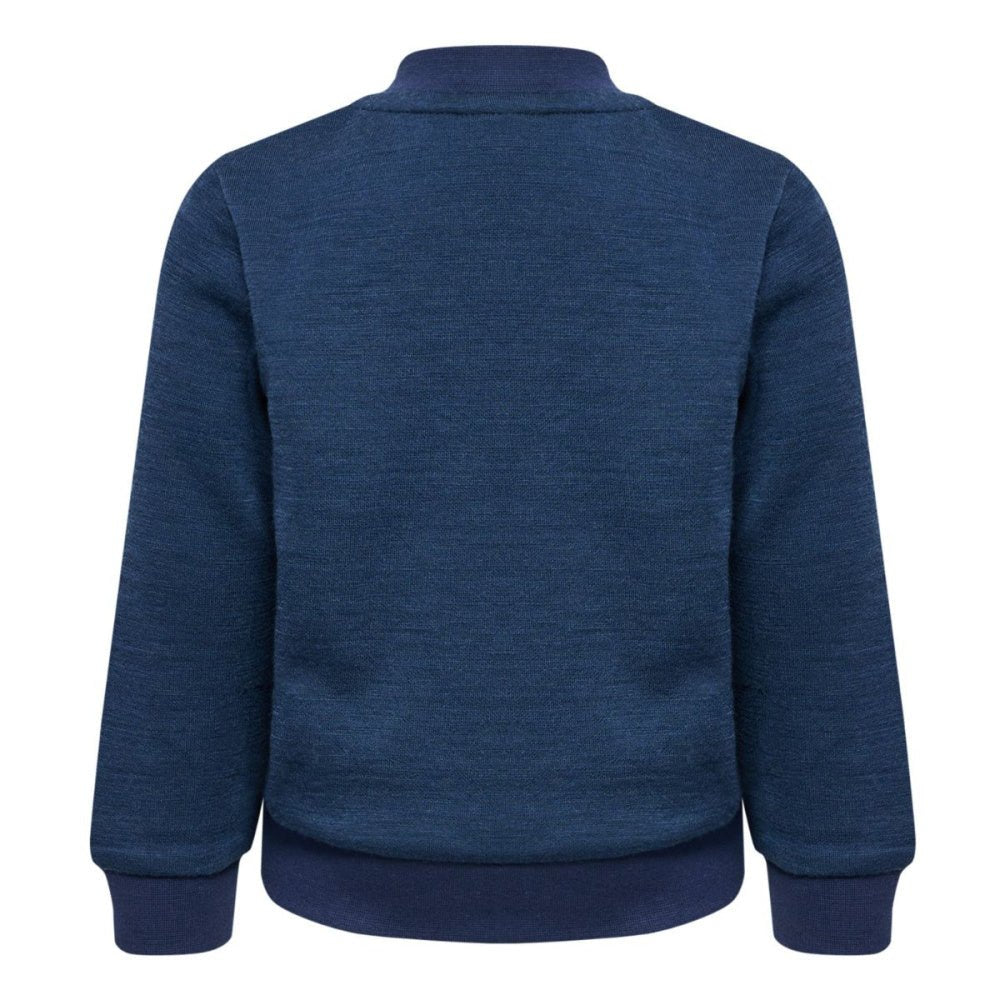 Hummel - Ulljakke Zip Ull og Bomull Dress Blues - Guttelus.no