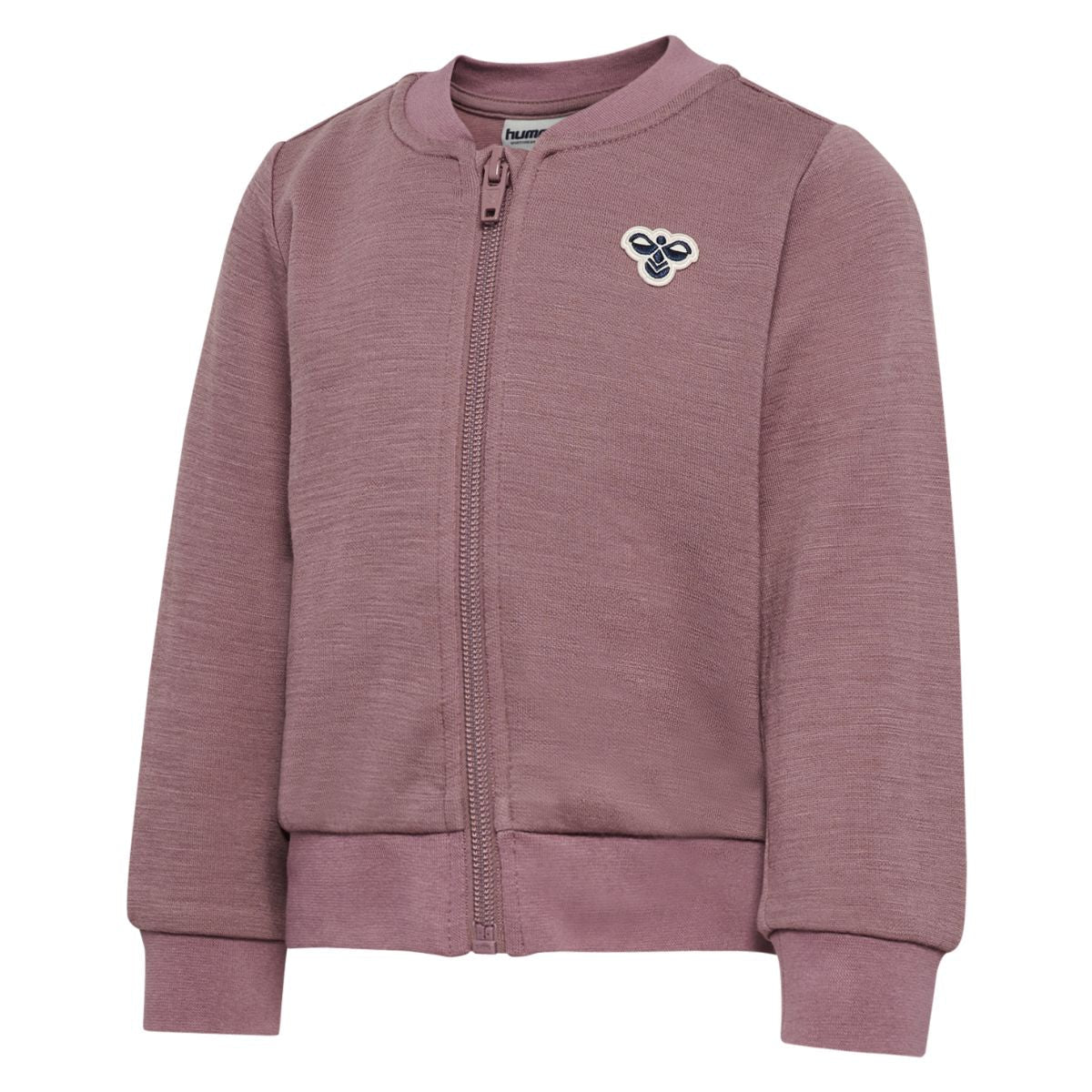 Hummel - Ulljakke Zip Ull og Bomull Twilight Mauve - Guttelus.no