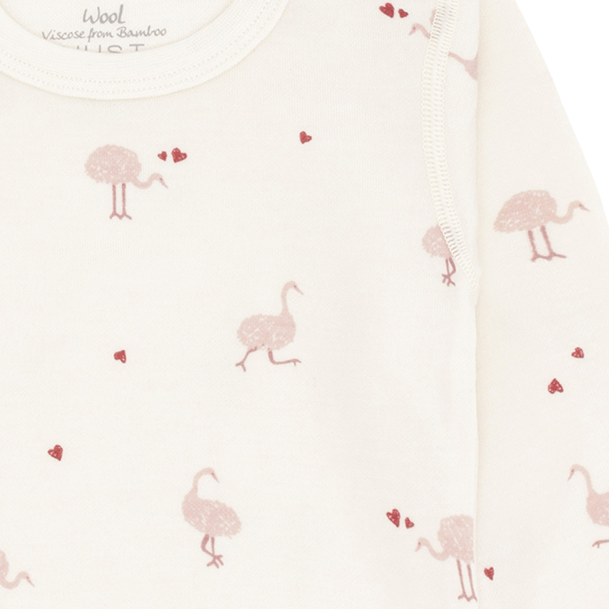 Hust and Claire - Body Ull og Bambus Baloo Ostrich Off White