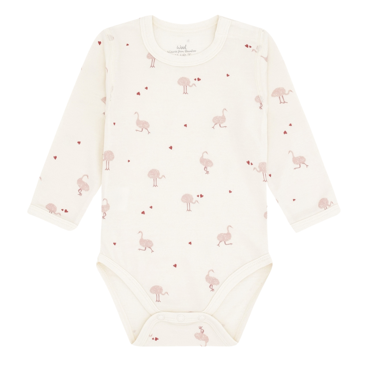 Hust and Claire - Body Ull og Bambus Baloo Ostrich Off White