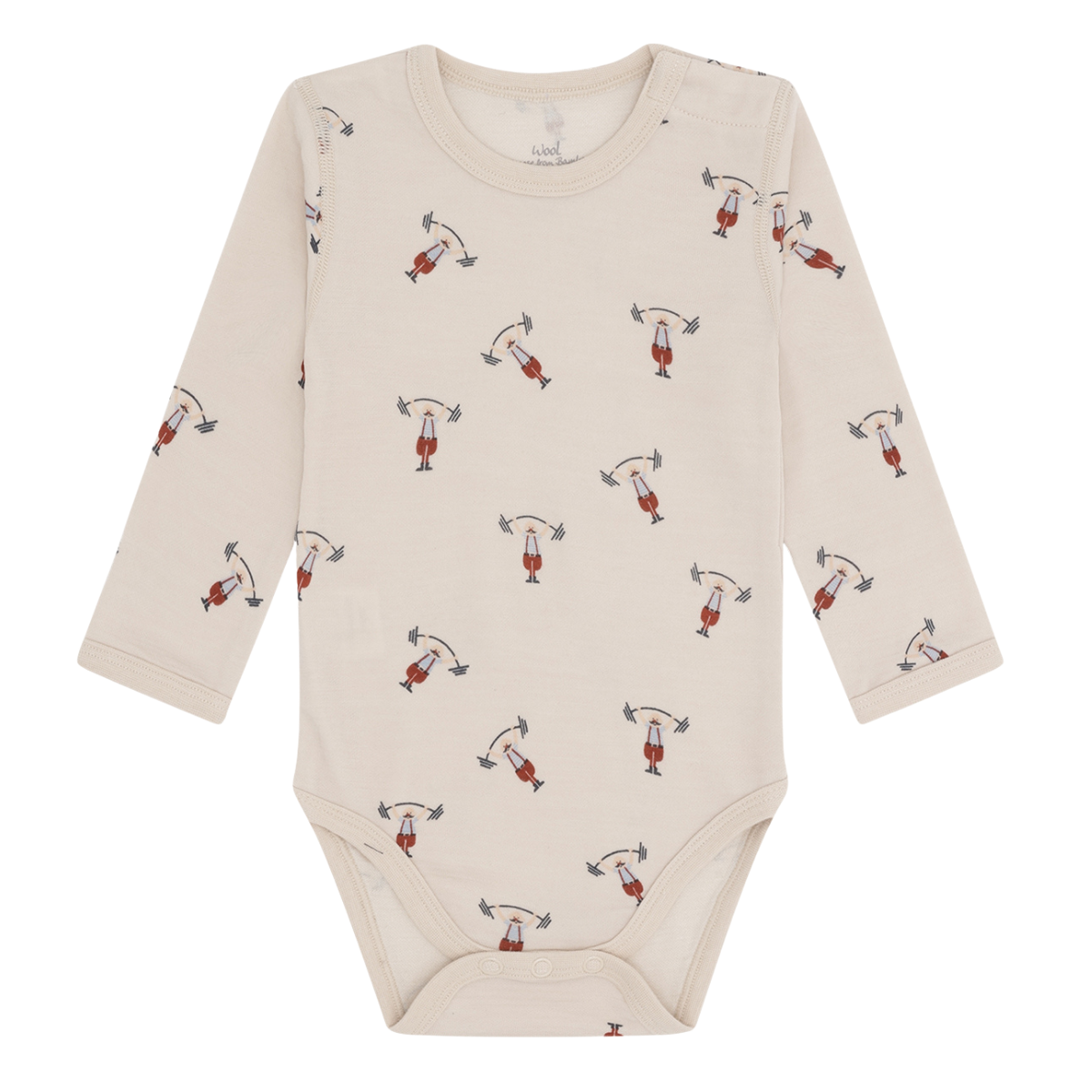Hust and Claire - Body Ull og Bambus Baloo Strong Man French Oak