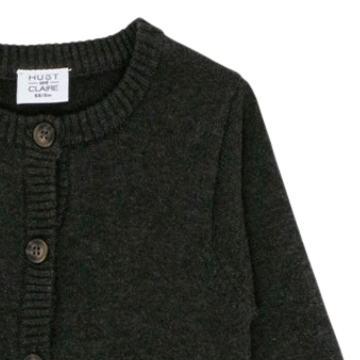 Hust and Claire - Cardigan Clyde Dark Grey Melange