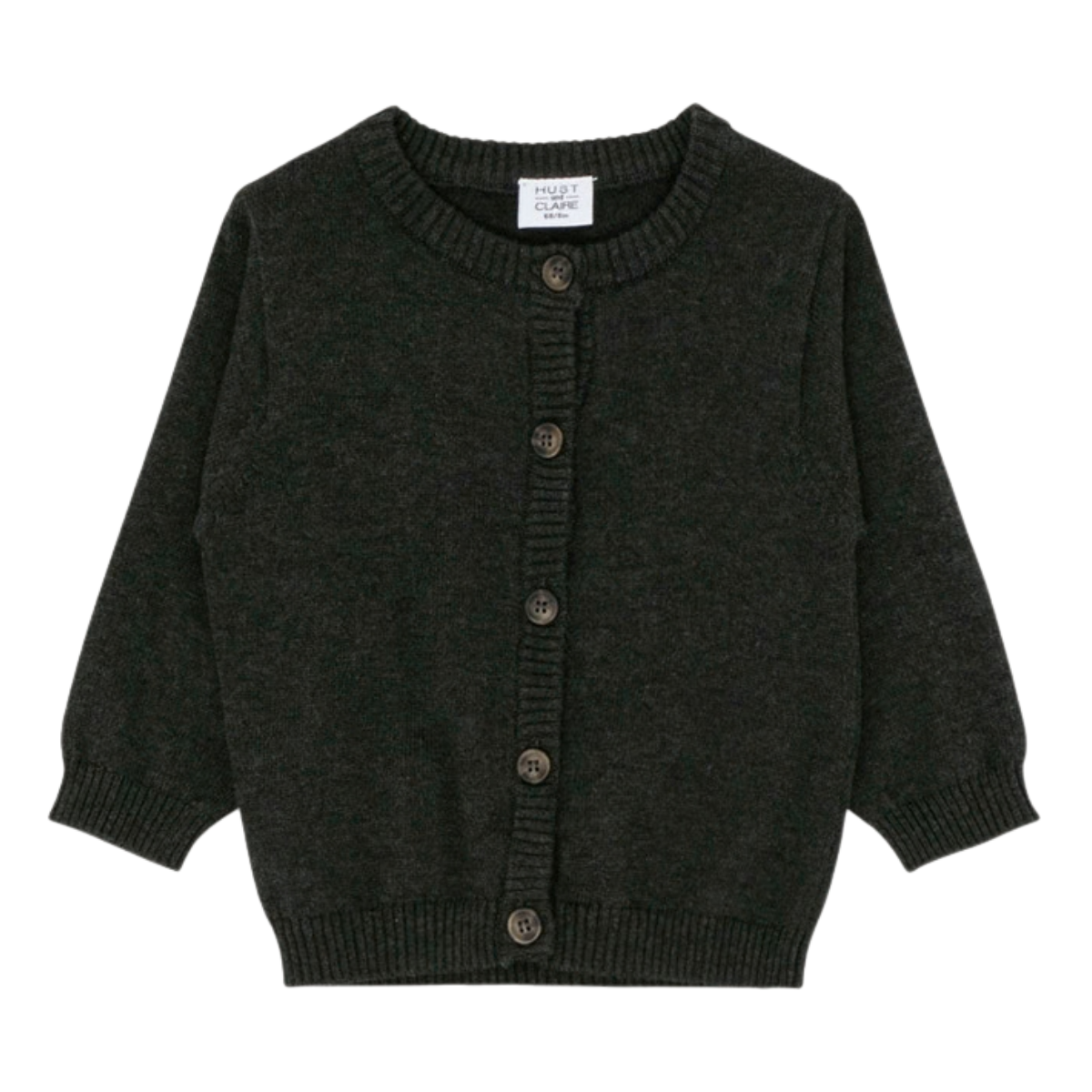 Hust and Claire - Cardigan Clyde Dark Grey Melange