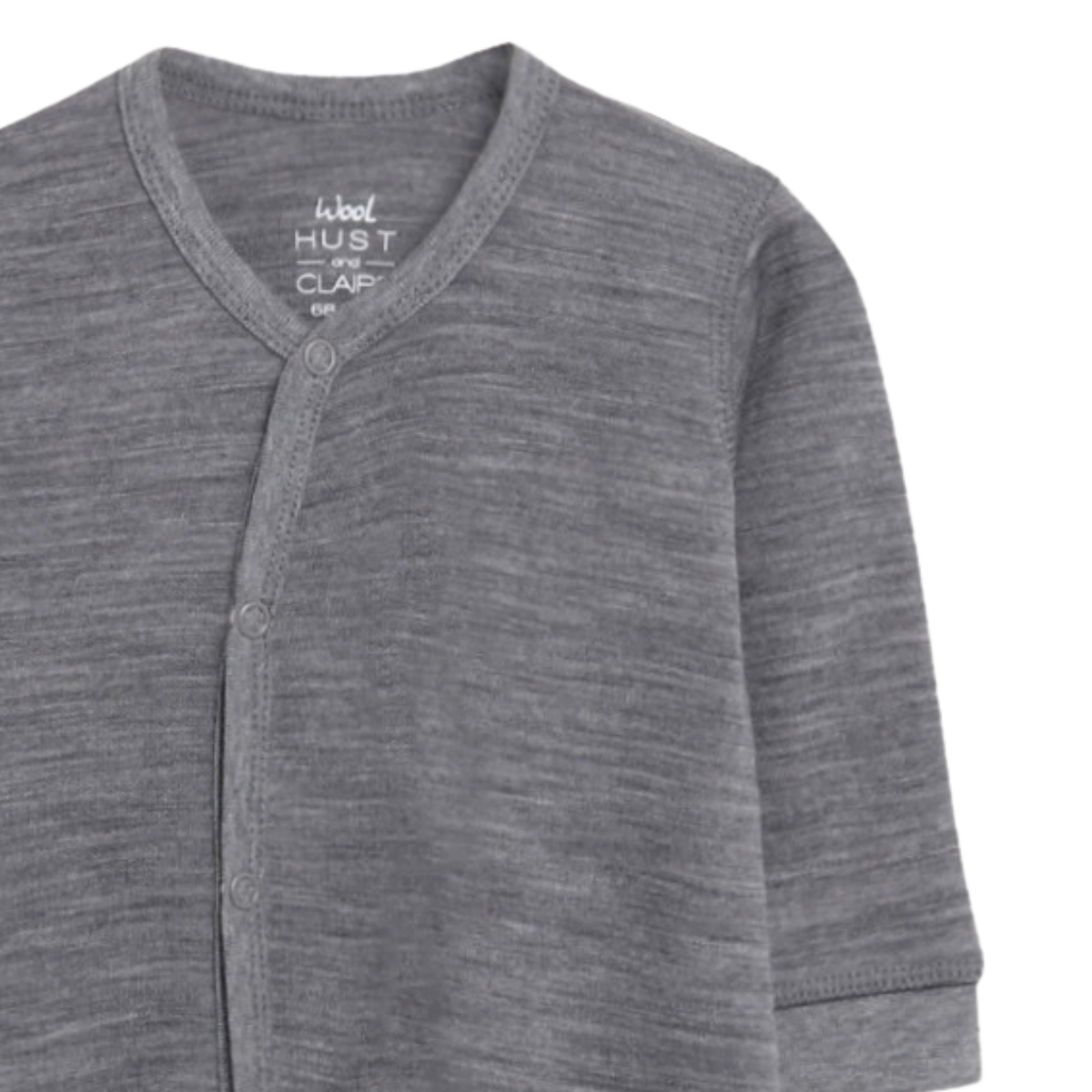 Hust and Claire - Heldress i Ull Mobi Solid Wool Grey