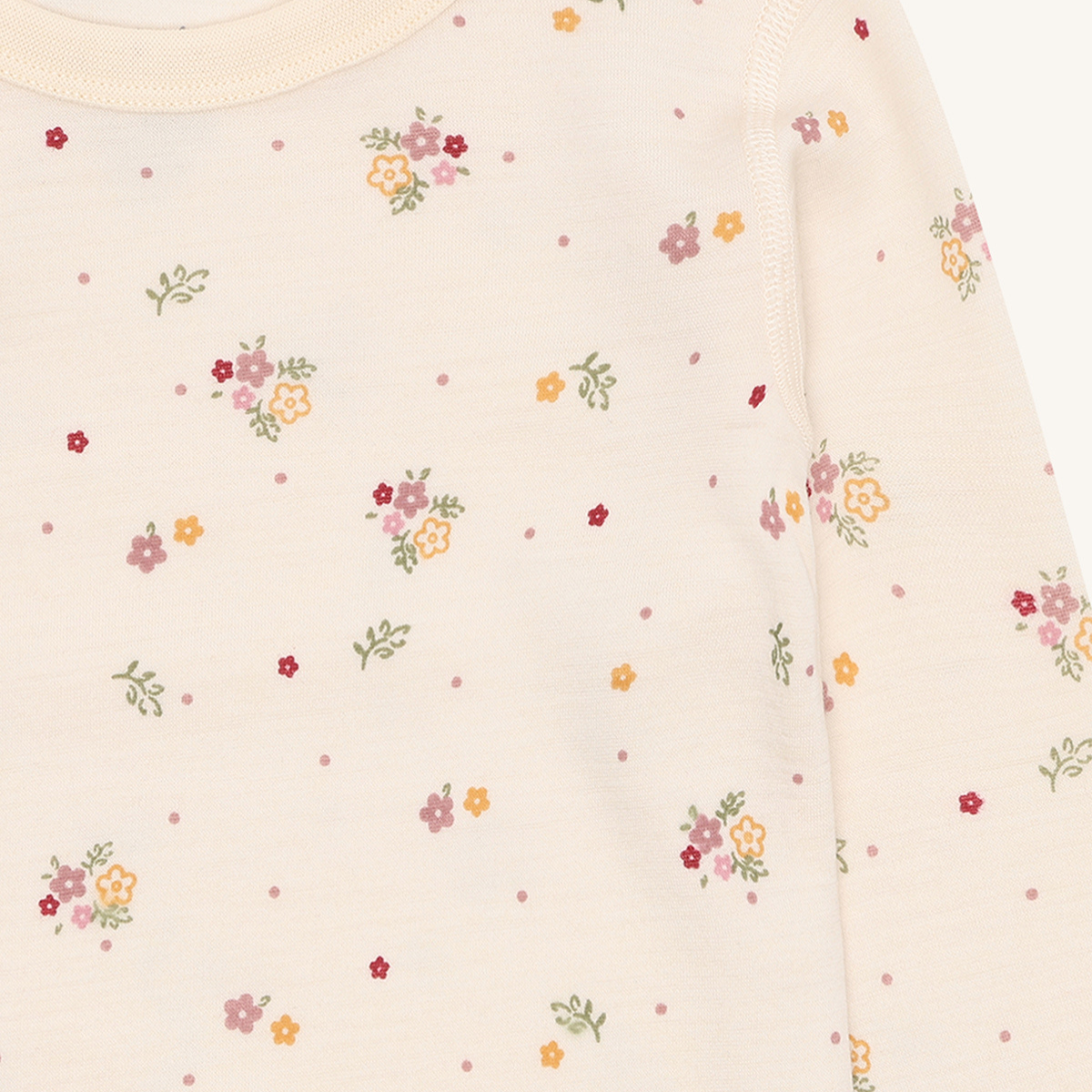 Hust and Claire - Trøye i Ull Awo Flora Off White