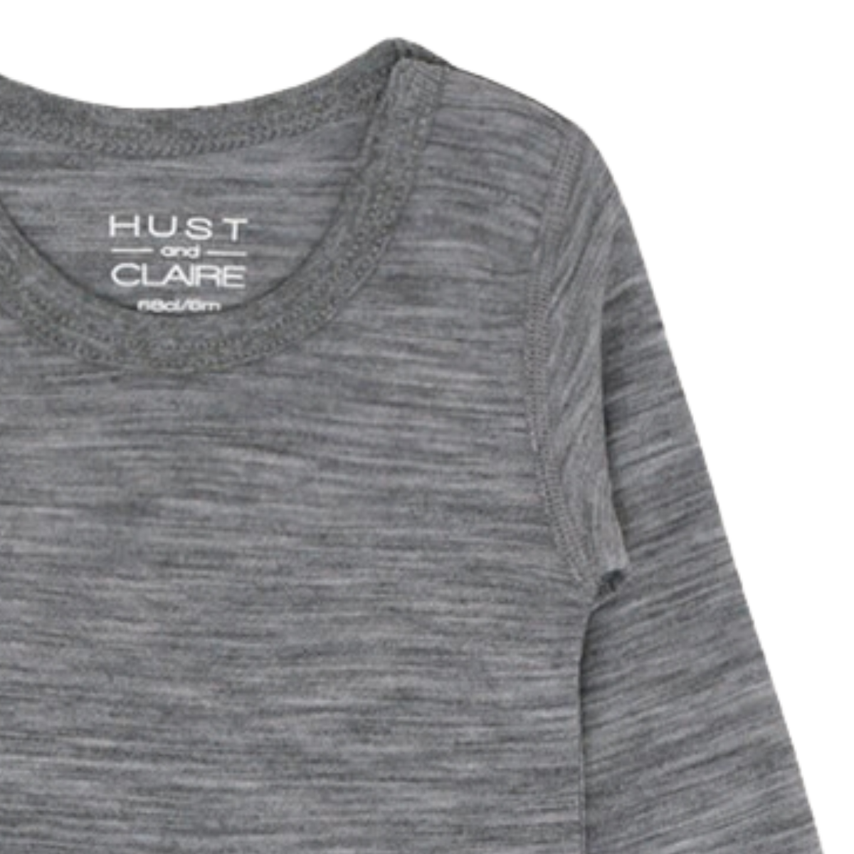 Hust and Claire - Ullbody Bo Solid Wool Grey