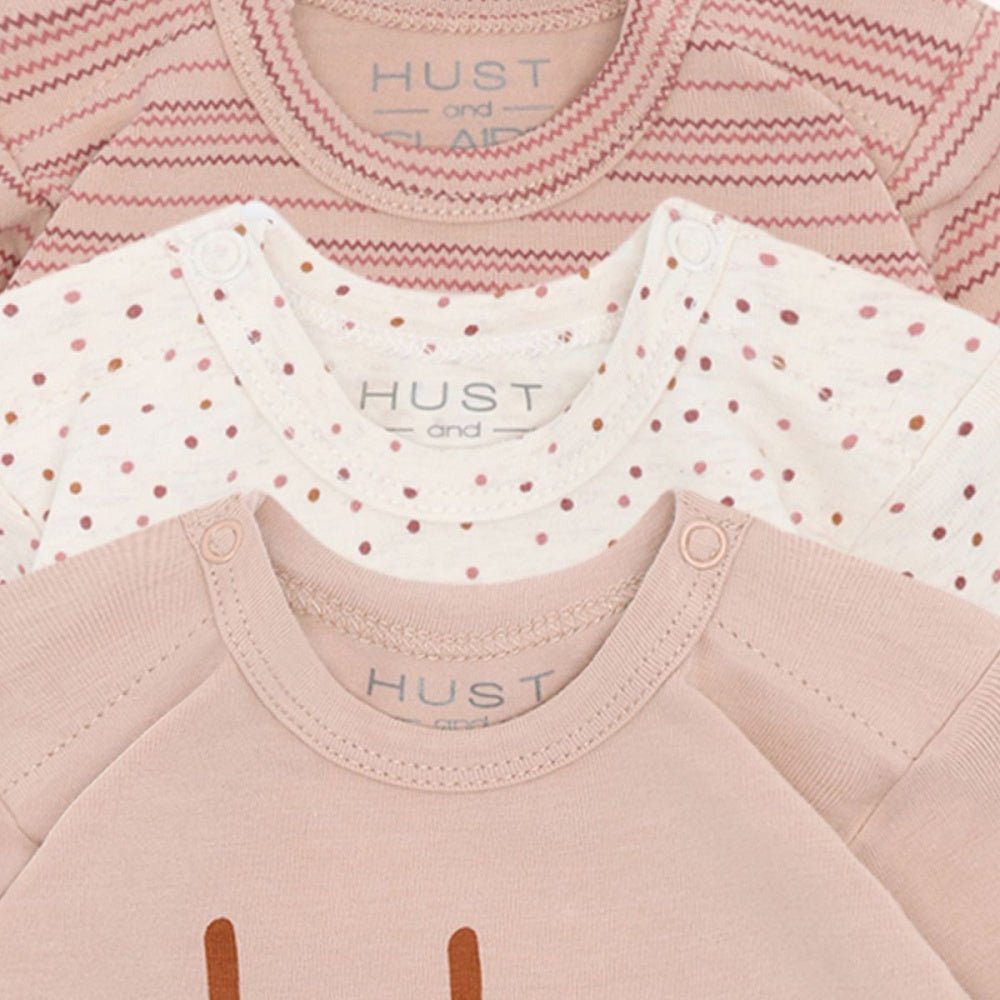 Hust and Claire - Body 3-Pk Base Rugby Tan - Guttelus.no