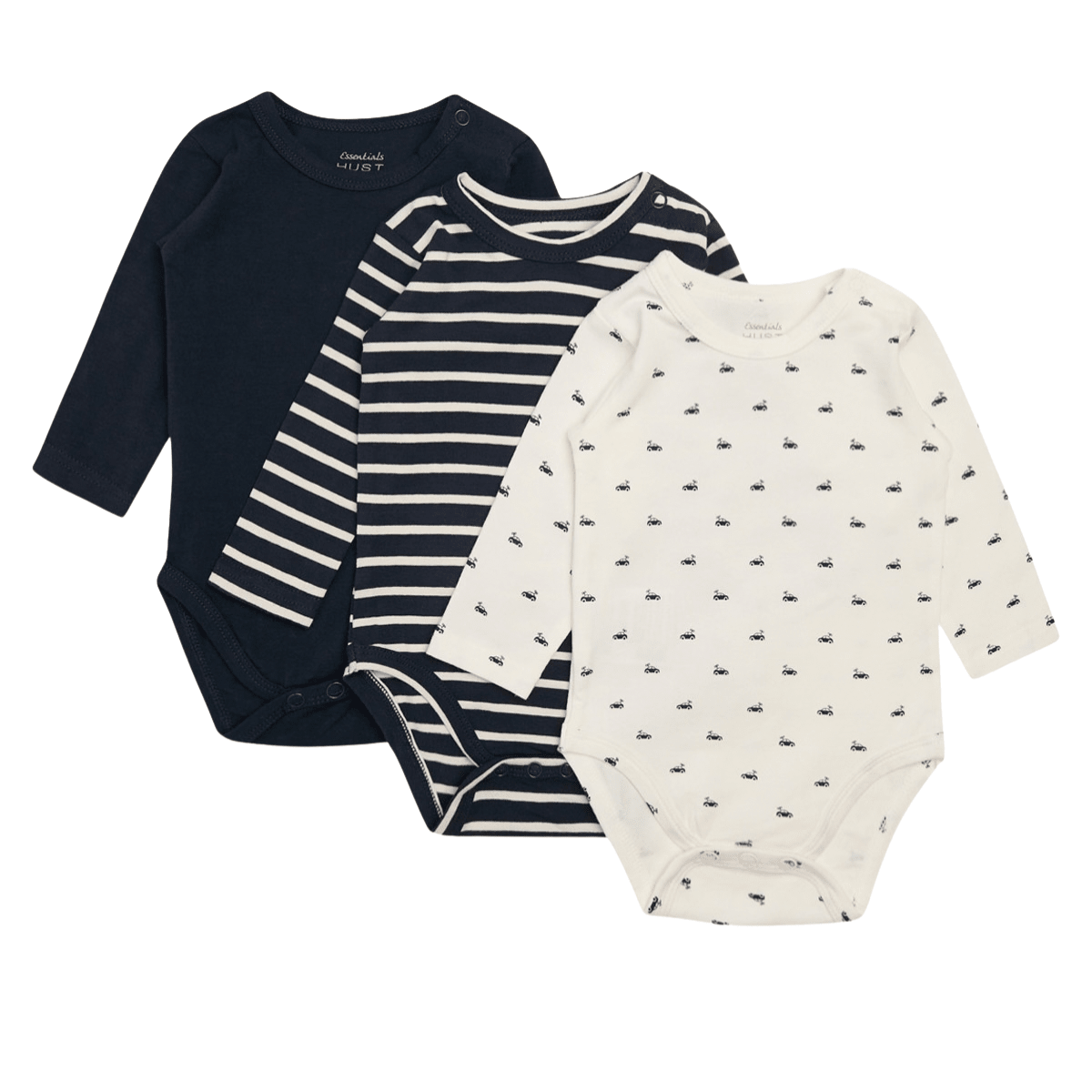 Hust and Claire - Body 3-pk Bertram Car Navy - Guttelus